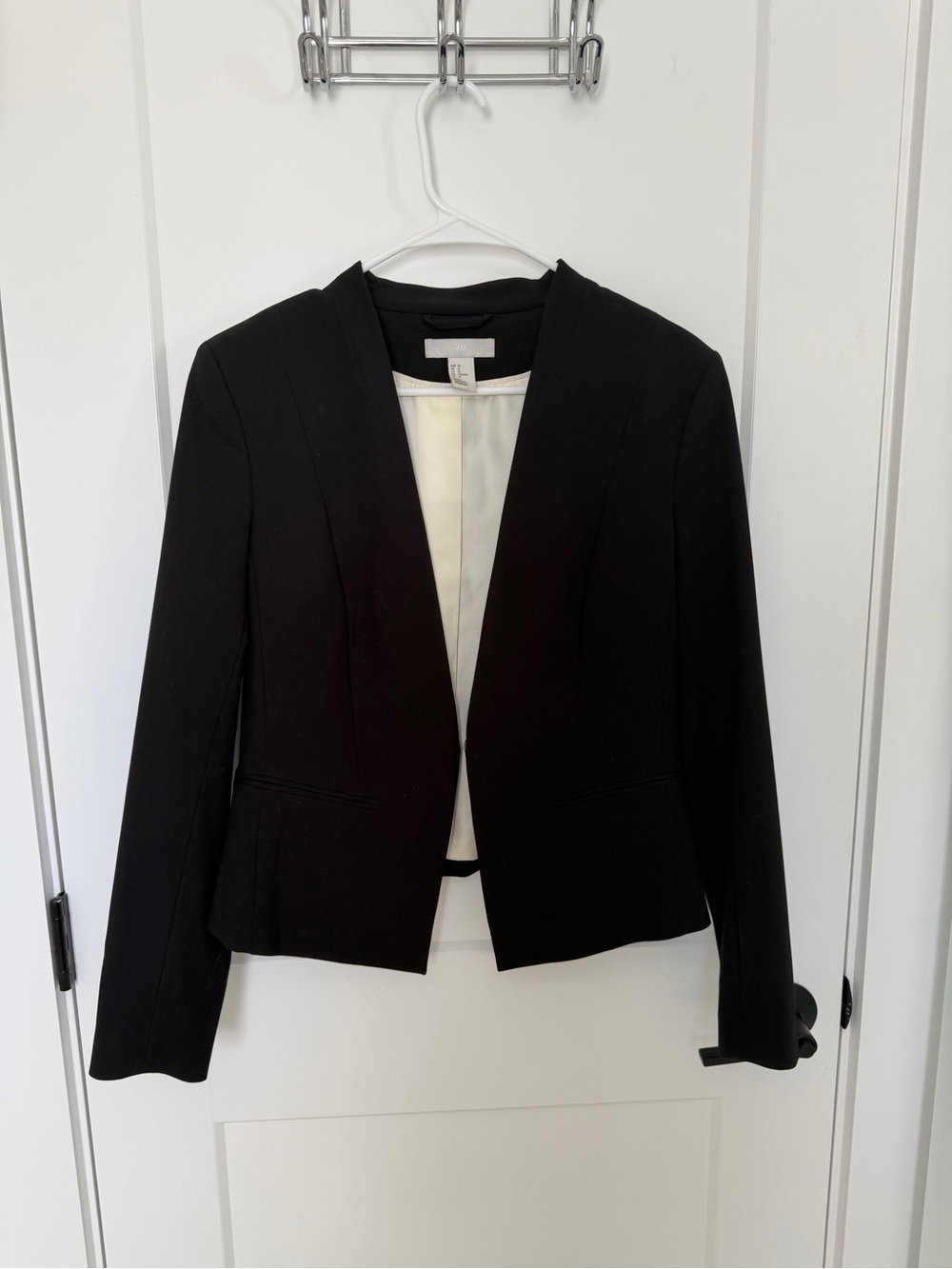 H&M Black Open-Front Women's Blazer
